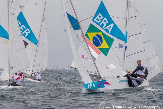 ROHART Xavier, PONSOT Pierre-Alexis (FRA) - London 2012 Olympic Sailing Competition © Thom Touw http://www.thomtouw.com